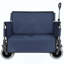 Chariot pliant 3 en 1 avec siège de banc - capacité de 500 lb, pneus de plage de 9 po x 4 po pour le camping et la plage-123263007