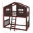 House-Style Bunk Bed With Built-In Ladder-99231163