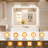 Frameless Backlit LED Lighted, 3 Colors Temperature Dimmable Light, Tempered Glass Bathroom Vanity Mirror With UL Rohs ETL & 3-Year Warranty-1221052149