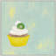 Kiwi Cupcake Print by Katy Montica-2079225708-2079225749