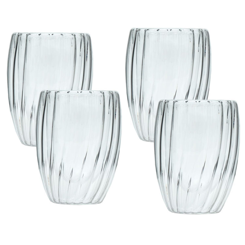 210ml Double Wall Glass, 4