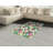 Floral High Density Long Fiber Poly Threads Decorative Area Rug Carpet-42031540