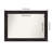 Furniture Espresso Bathroom Vanity Non-Beveled Wall Mirror-459971663
