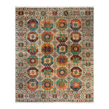 One-of-a-Kind Rectangle 8'3" X 9'10" Hand Knotted Area Rug
