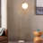 Luna Drop 75 in. Modern LED Arc Floor Lamp with Frosted Glass Globe Shade