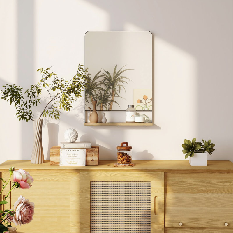 Metal Rectangle Mirror, 70cm x 50cm