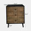Armoire 3 tiroirs, mobilier américain, convenant à la chambre à coucher, au salon et au bureau