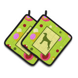 Caroline's Treasures Dots Polyester Potholder