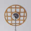 Médaillon de plafond en bois ajouré de 20 po x P 7 1/4 po x T 1/4 po, bouleau-63412259-63412276