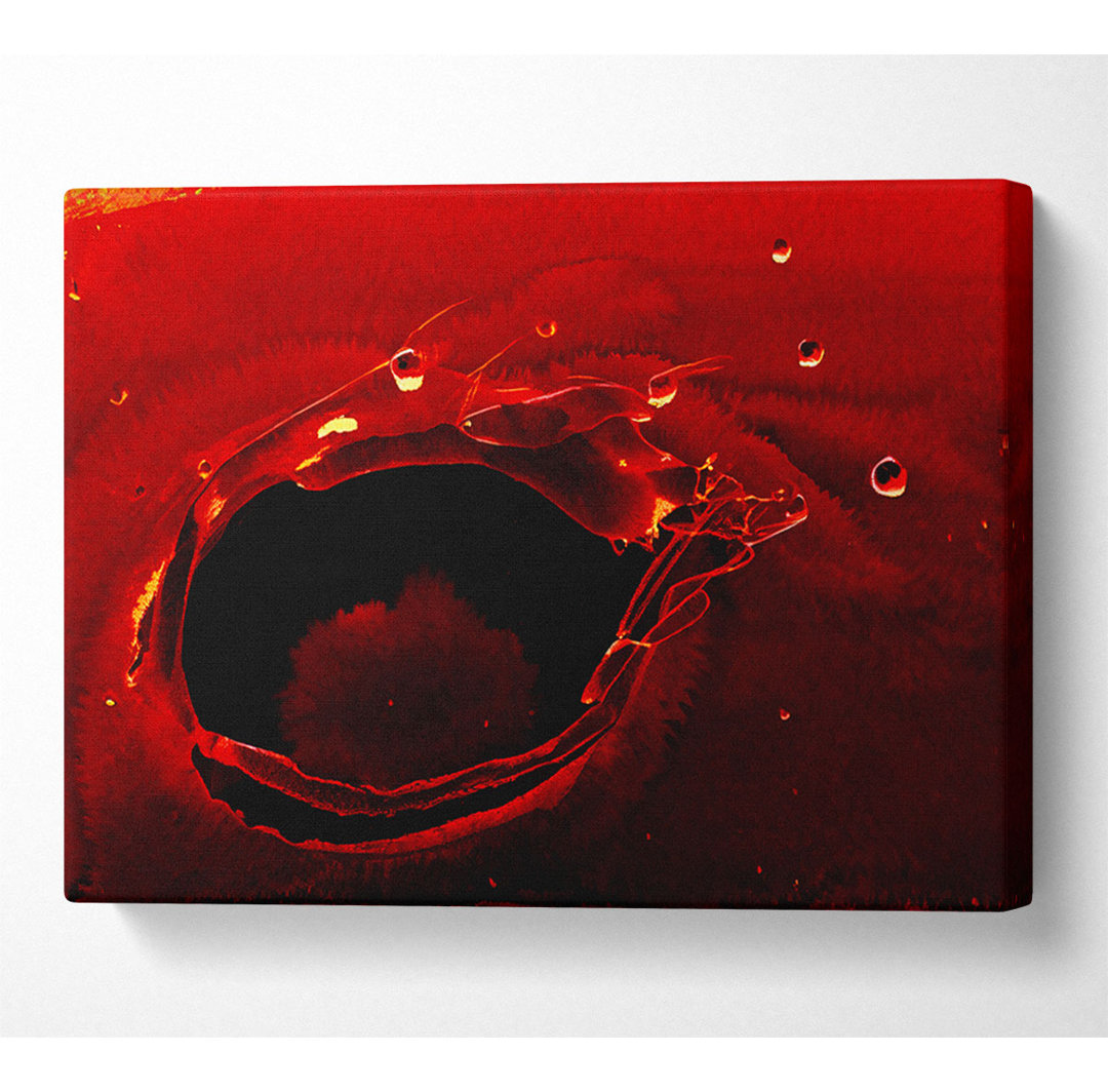 Red Water Splash - Druck