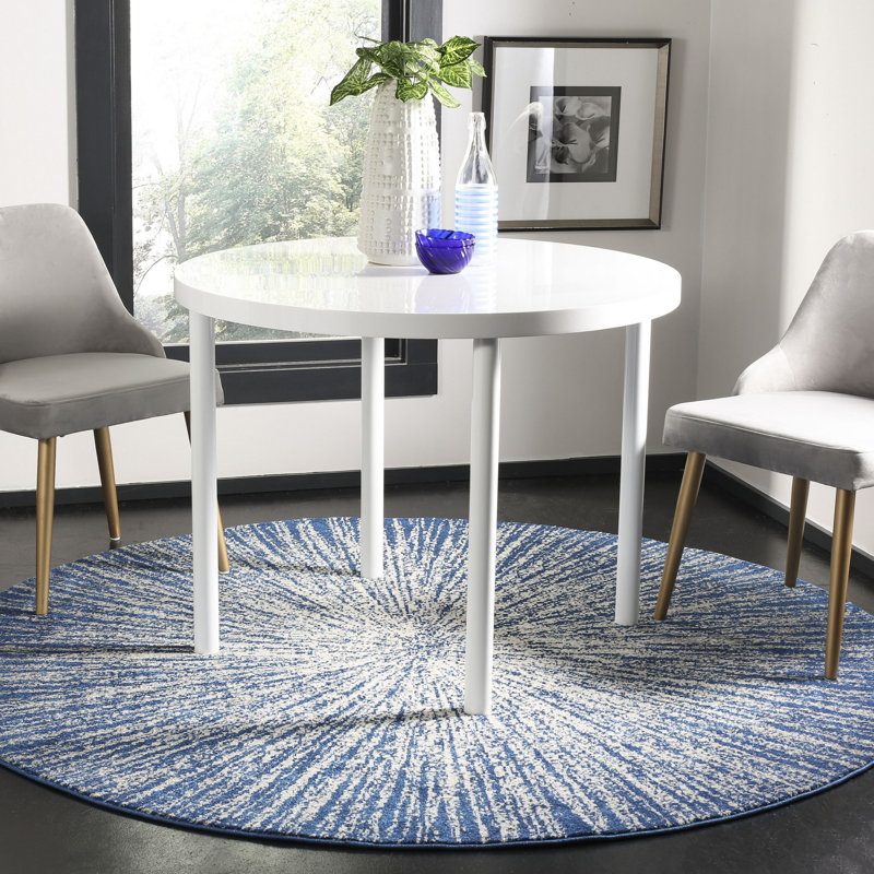 Faustina Performance Abstract Rug, Round 8'