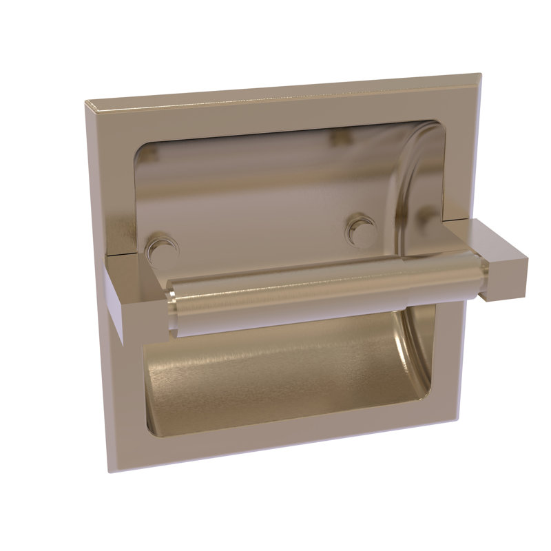 Porte-papier hygiénique encastré haranu, Étain antique