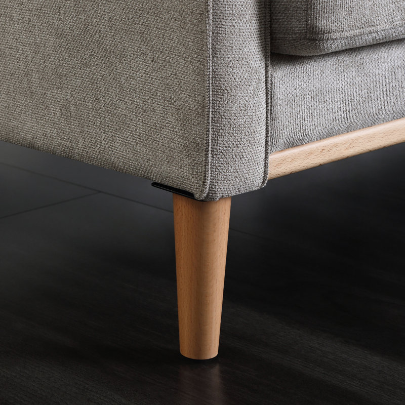 Espace de vie 2 places en crème, tissu imperméable, porto, mousse haute densité pour un repos confortable, revêtement en tissu, rembourrage