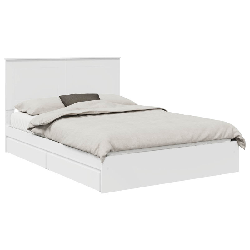 Bed, European Kingsize (160 x 200 cm), White