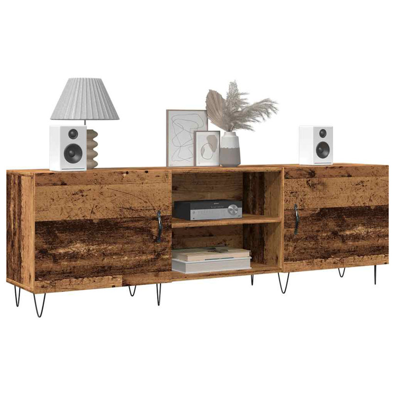 Aspasios TV Stand for TVs up to 65", Old Wood