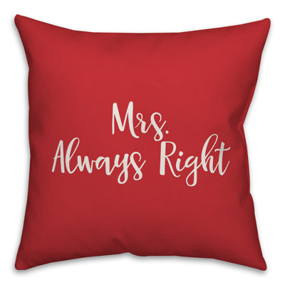  Coussin Mme. Always Right