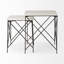 Table gigogne en marbre Romola