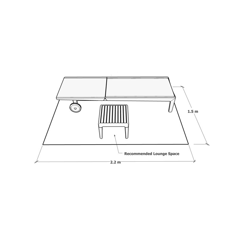 Azu Solid Wood End Table