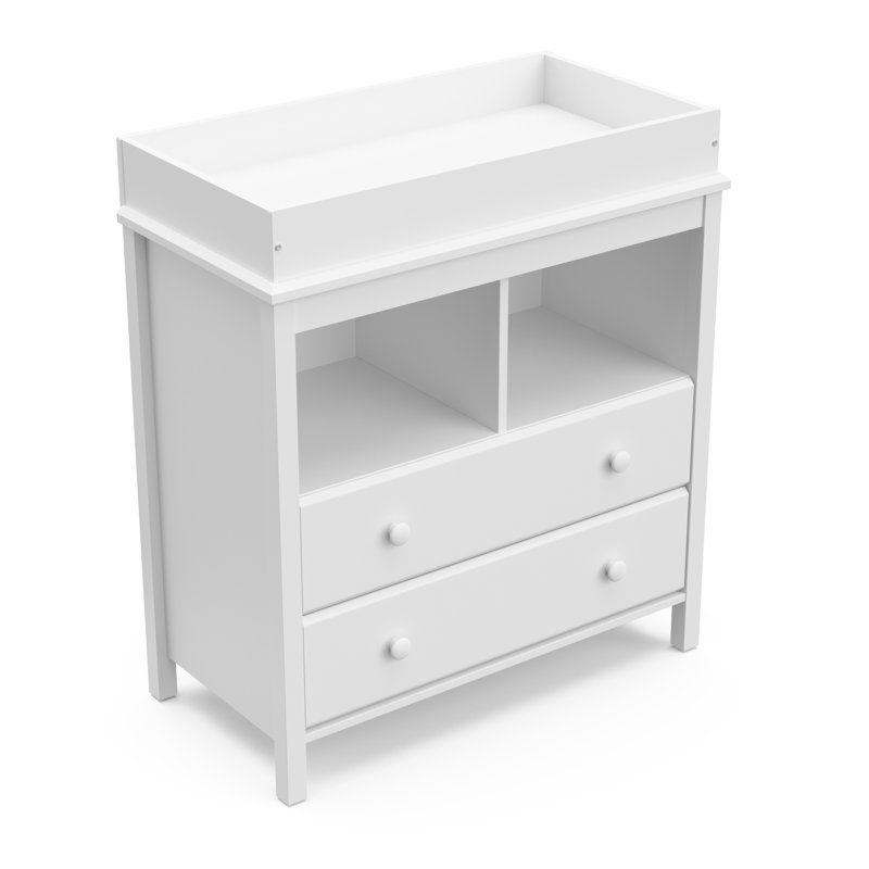 Alpine Changing Table Dresser White