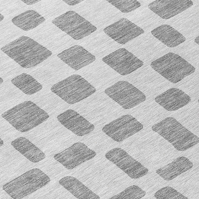 Malek Indoor/Outdoor Area Rug with Non-Slip Backing, Rectangle 3' x 5'