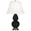 Petite lampe d'appoint à double gourde-372527682-372527694