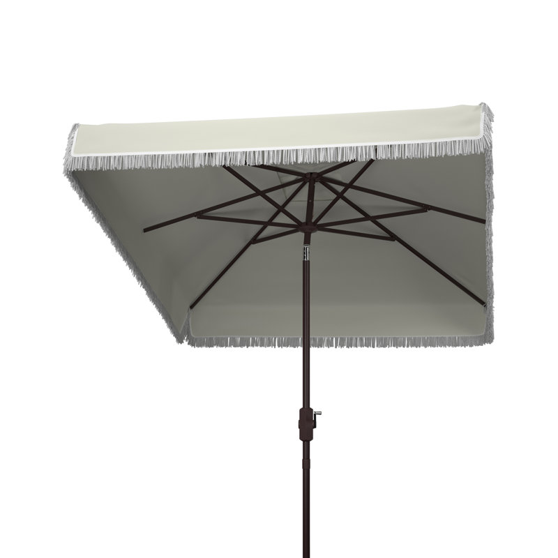 Parasol de marché carré 7,5 pi Keesee, Blanc