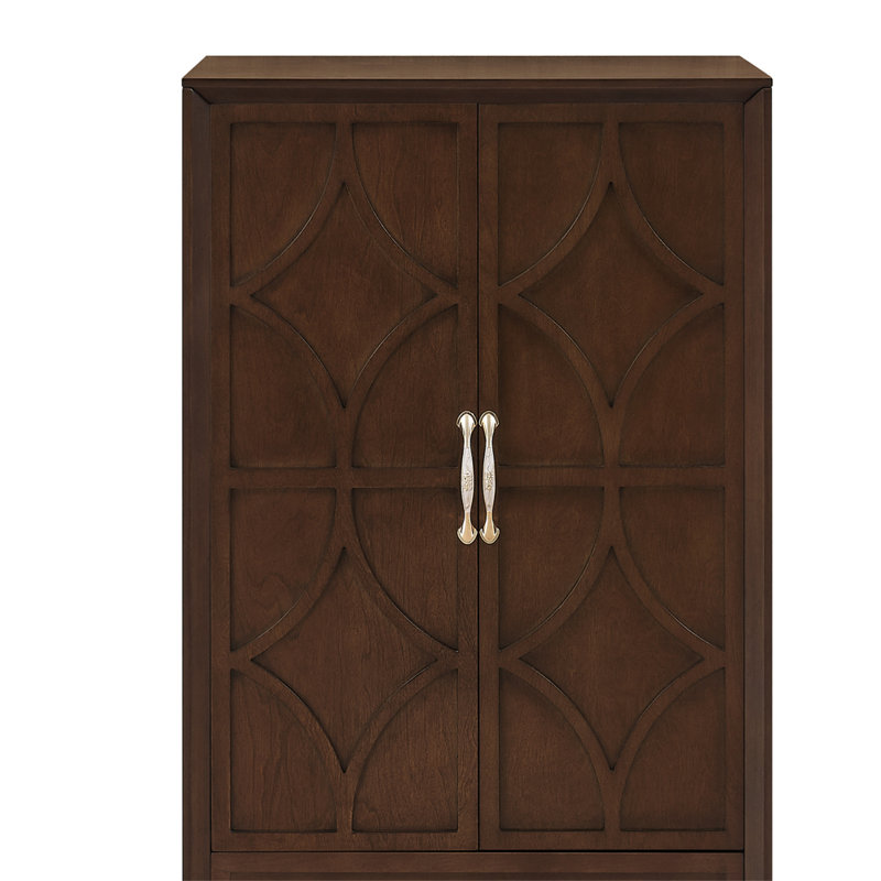 Armoire de rangement pour garde-manger de 53,5 po de hauteur, buffet moderne Mid-Century, armoire de rangement rétro avec portes et tiroirs pour le hall d'entrée, le salon, la cuisine et le garage