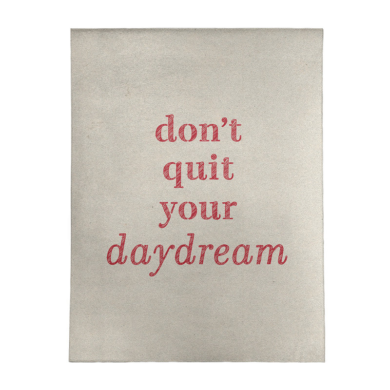 L’écriture manuscrite ne s’arrête pas sur le tapis en poly-chenille daydream quot, Rectangle 5 pi x 7 pi