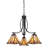 Lalaine 3 - Light Steel Dimmable Chandelier