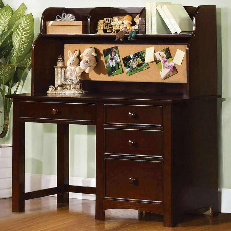 48.4" W Transitional Desk, Brown