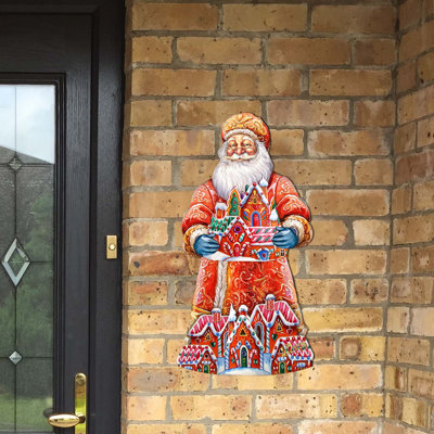 Door Hanger Decor Christmas People Decorative Accent