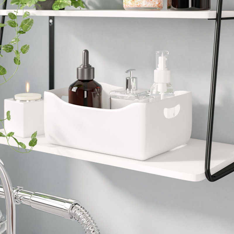 Chariot de douche portatif, Blanc