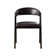 Polyurethane Ladder Back Arm Chair in Brown