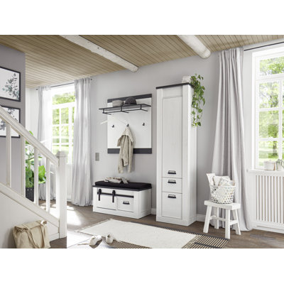 Jackeline 1 Door Manufactured Wood Wardrobe