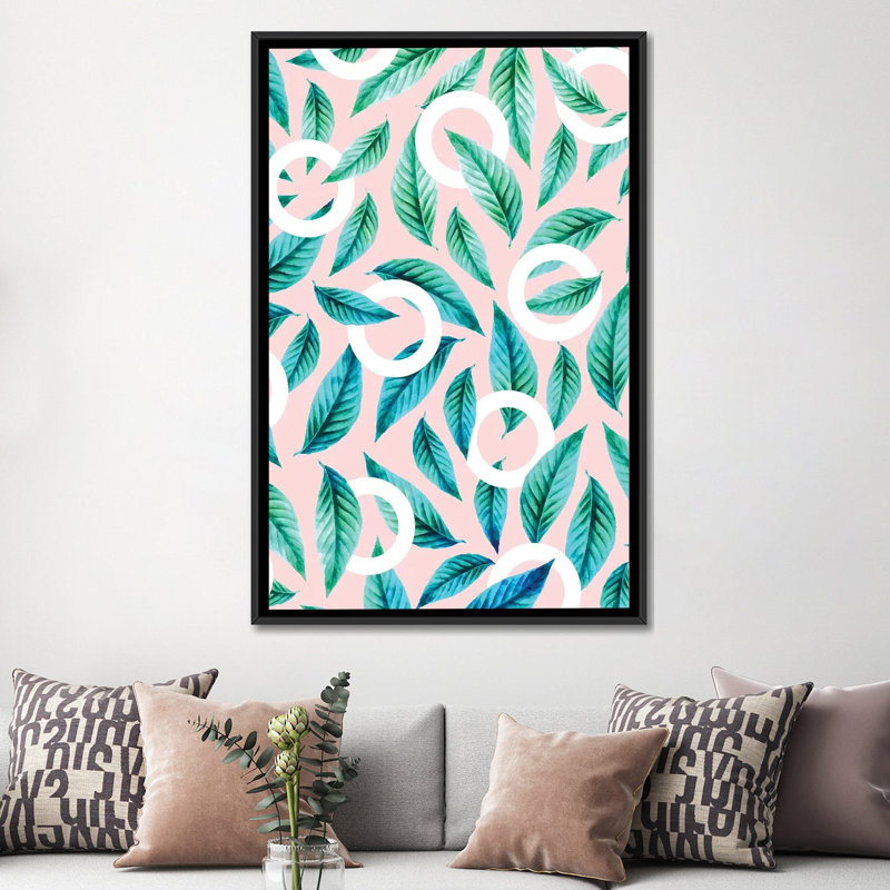 " Tropical Nirvana " by 83 Oranges, 26" H x 18" W x 1.5" D, Black Framed Canvas, No Mat