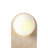 Elegant Wall Lamp with Travertine Body, Beige & White, 15.4 x 7.1 x 0.4 inches | Total Height: 15.4 inches | On/Off Button on Cable, Max 10W G9 Socket (Bulb Not Included) | Stylish Lighting for Modern Interiors