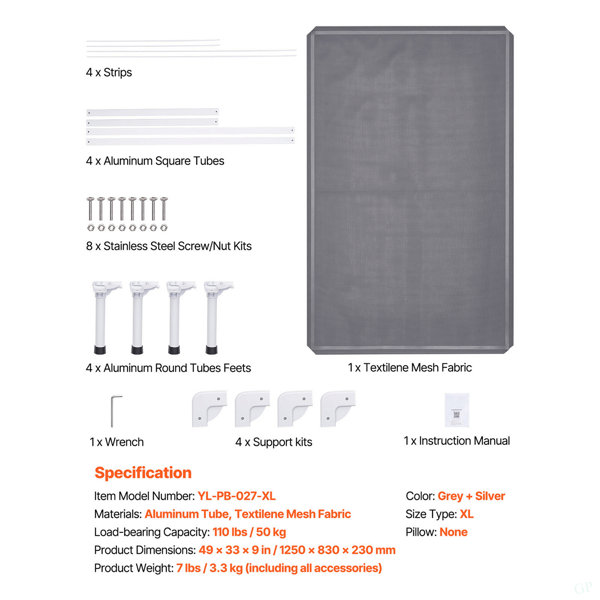Dimensions du produit