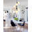 Laimuntas 6 - Light Steel Dimmable Modern Linear Chandelier