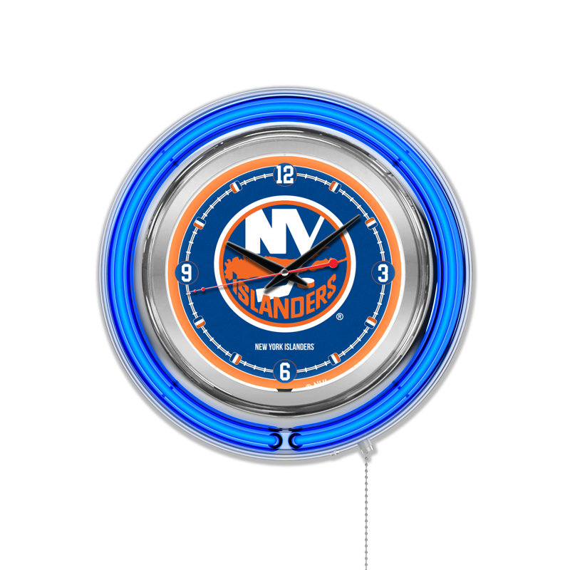 Horloge murale 15" nhl, New York Islanders