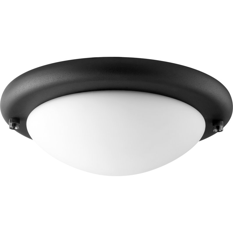 Ventilateur de plafond 1 lumière, Noir