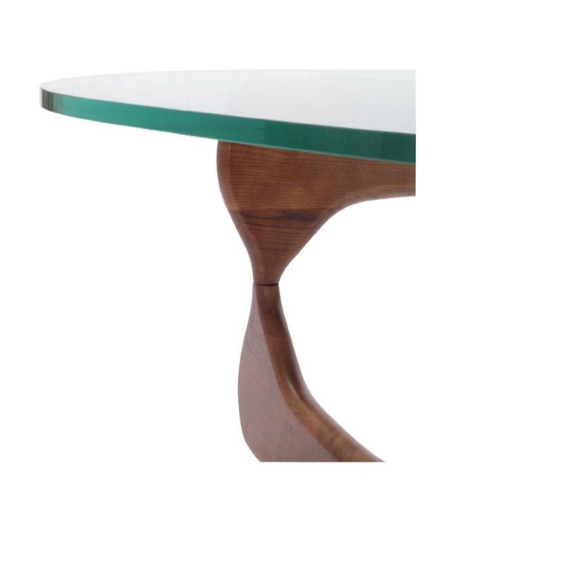 Table basse Bortola, 16" H x 40" L x 24" W, Brown