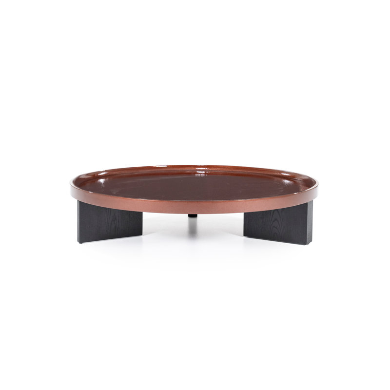 Coffee Table, Red, 10" H x 47" L x 47" W 