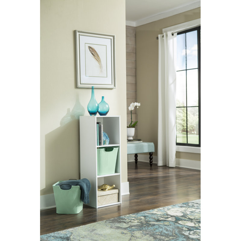 Cubeicals Wire Frame Handle Storage Bin, Light Green