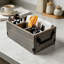 Wood Rectangle Flatware Caddy