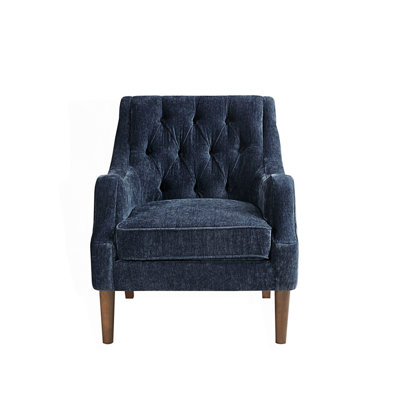 Button Tufted Accent Chair, Bedroom Chair