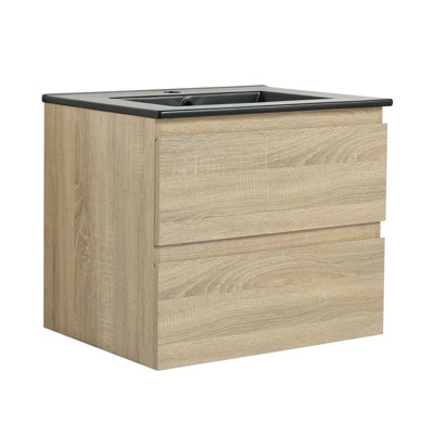 Ensemble de meuble-lavabo simple 24 po avec plateau en céramique Kimrie