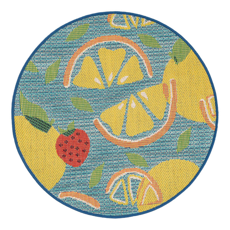 Indoor / Outdoor Rug, Round 3'3"
