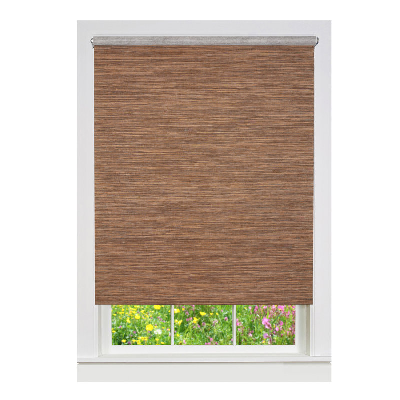 Rouleaux de jute Eco filtrant la lumière, Cacao, L 48 po x L 72 po