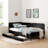 Upholstered Platform Bed Frame with 2 Storage Drawers,Adjustable Velvet Sofa Bed-343025945-343025926