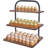 Cupcake Stand, 3 Tier Large Cupcake Stand For 50 Cupcakes Rustic Cupcake Display Stand Square Wood Dessert Table Display Set Cupcake Tower Tiered Tray Stand For Wedding Birthday Graduation